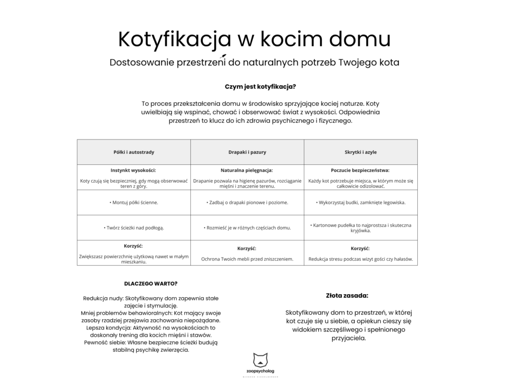 Kotyfikacja w kocim domu Kotyfikacja w kocim domu